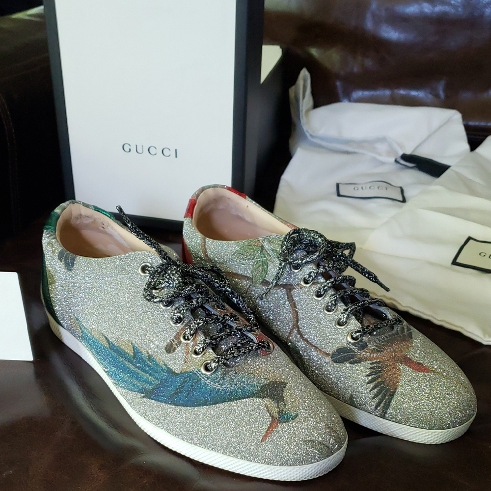 Gucci Tian Glitter Bambi Size 39